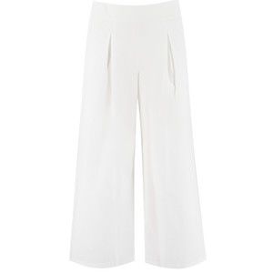 Ermanno Scervino Straight Wide-Leg Trousers With Side Pleats - NWT